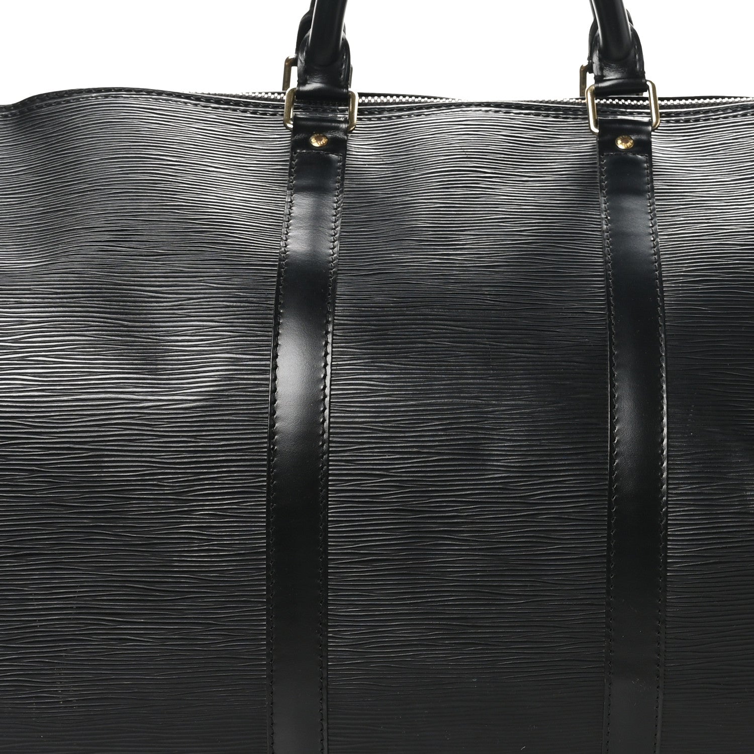 Louis Vuitton Epi Keepall 55 Black 7 of 11