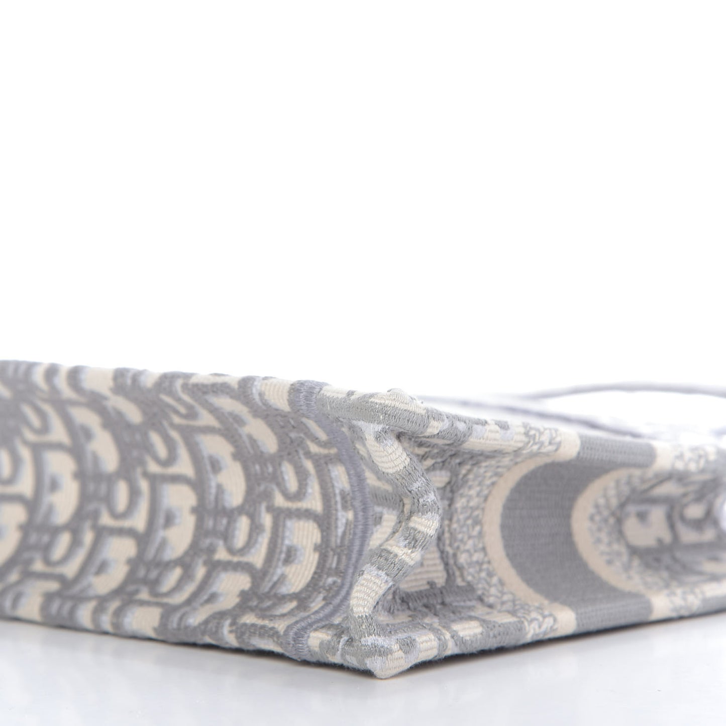 Oblique Mini Book Tote Grey Multicolor