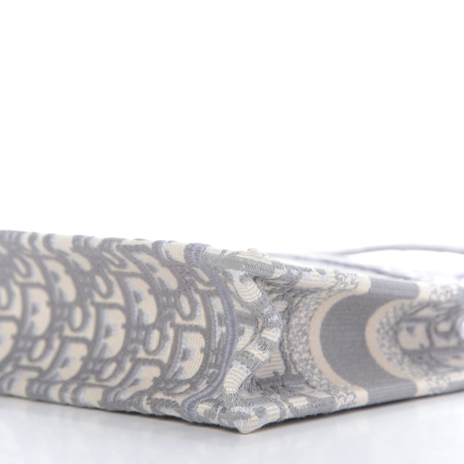 Christian Dior Oblique Mini Book Tote Grey Multicolor 7 of 9