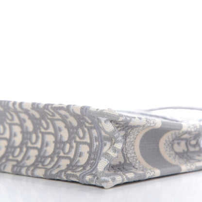 Christian Dior Oblique Mini Book Tote Grey Multicolor 7 of 9