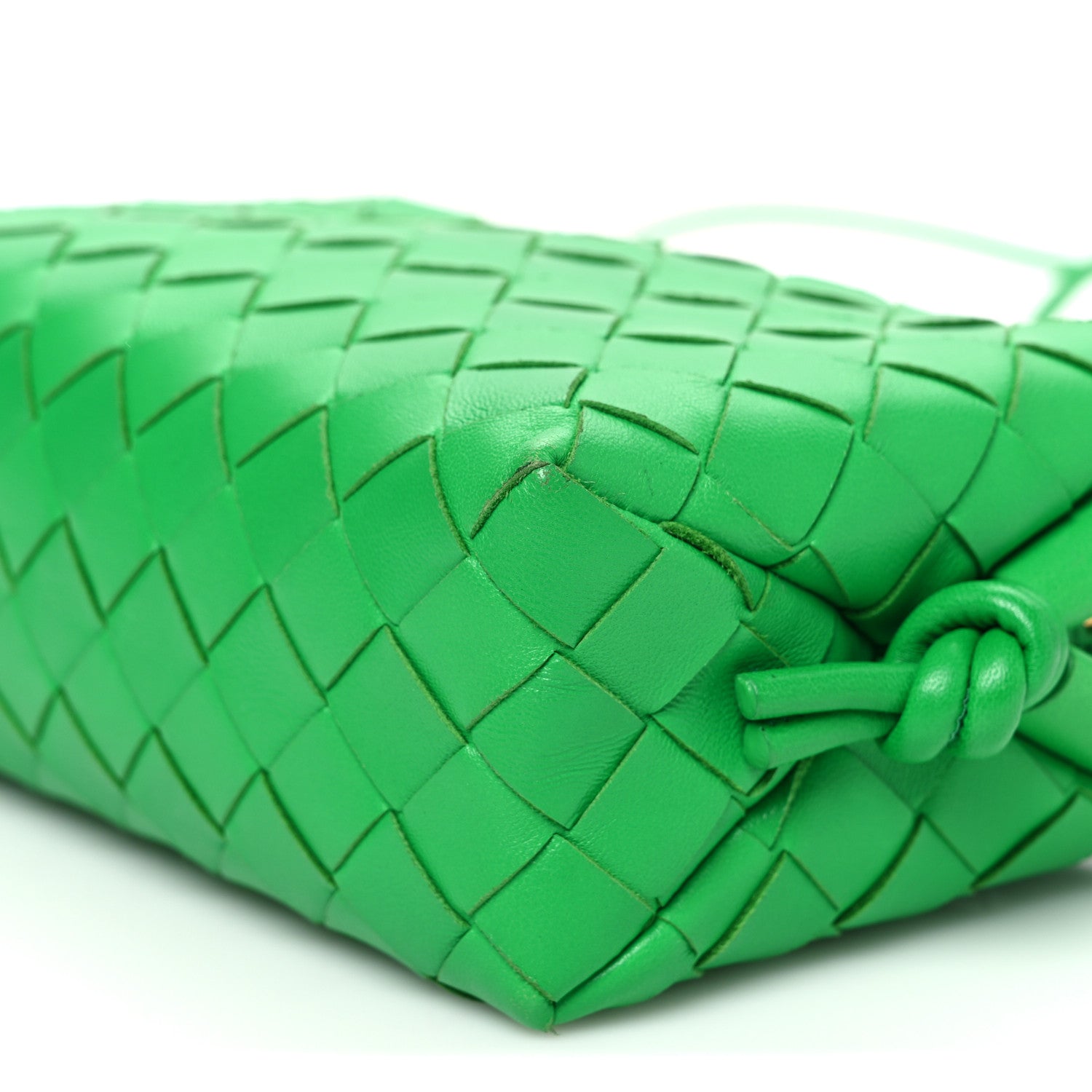 Bottega Veneta Nappa Intrecciato Mini Loop Camera Bag Parakeet