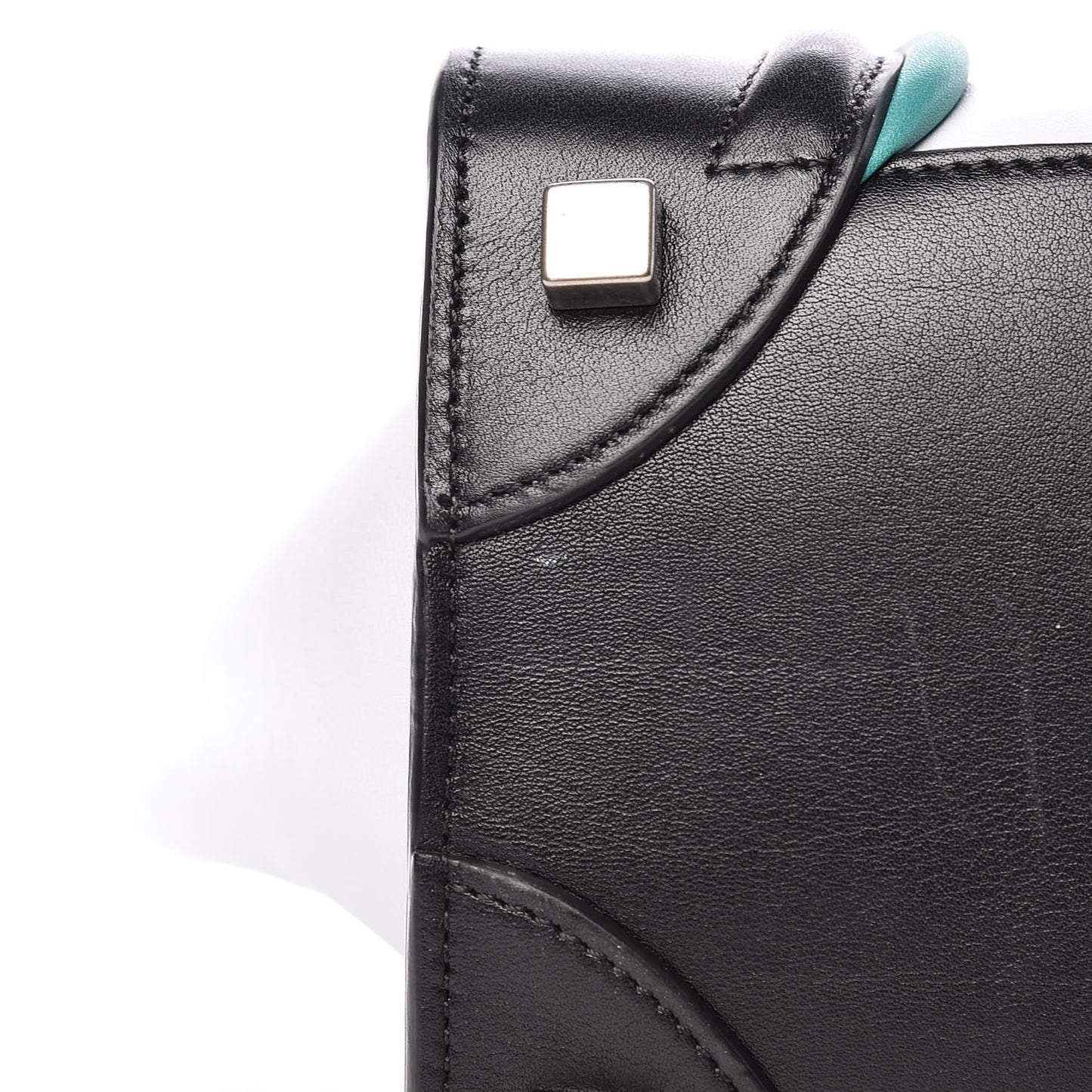 Smooth Calfskin Micro Tri-Color Luggage Frost