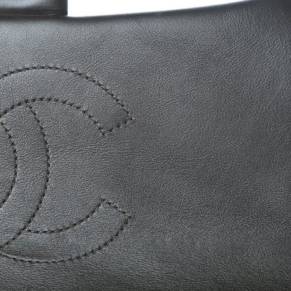 Chanel Calfskin Quilted Medium Gold Bar Top Handle Flap Dark Khaki 9 of 22