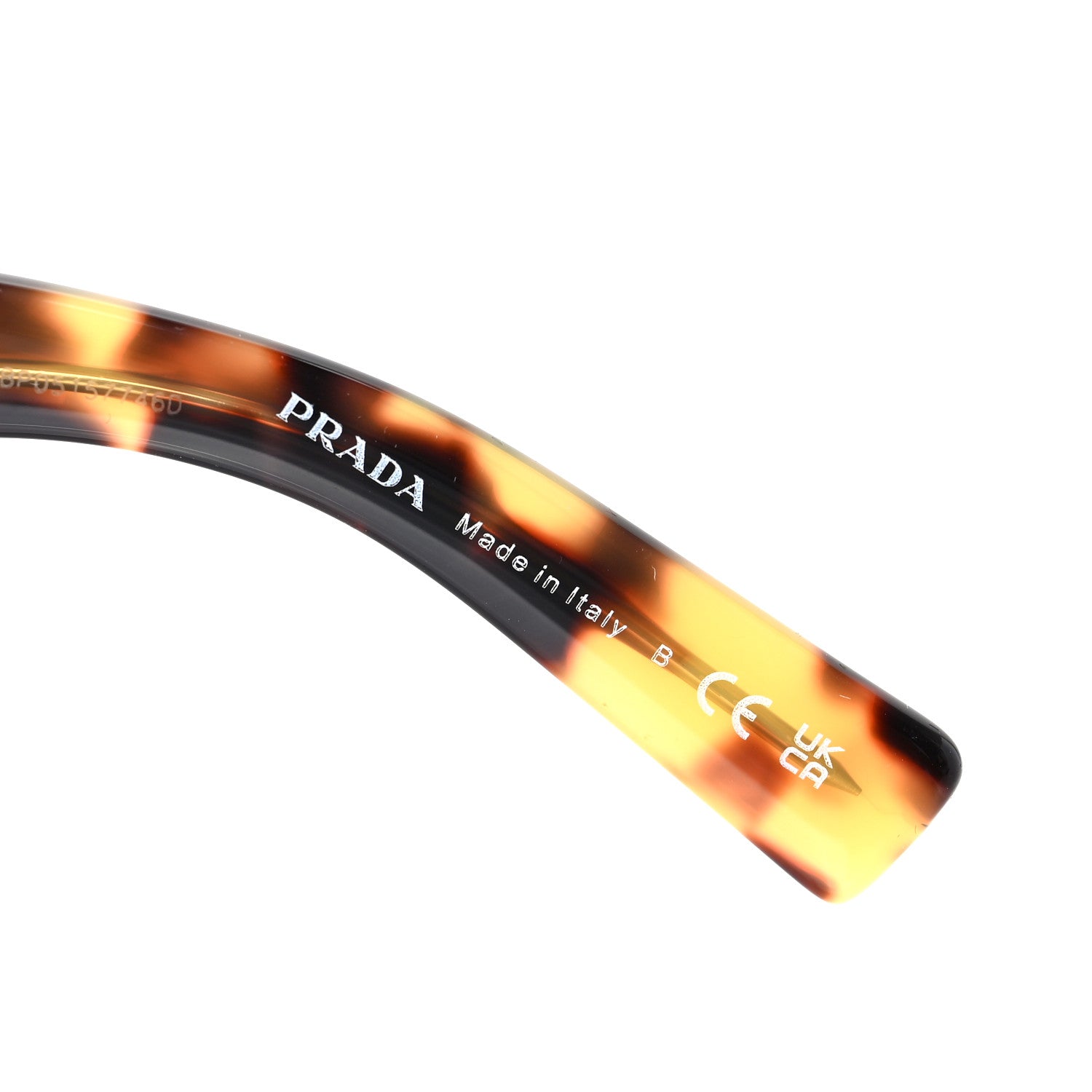 Prada Acetate Symbole Sunglasses SPR 23Y Tortoise 5 of 6