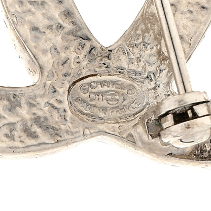 Chanel Pearl CC Brooch Pin Silver 3 of 3