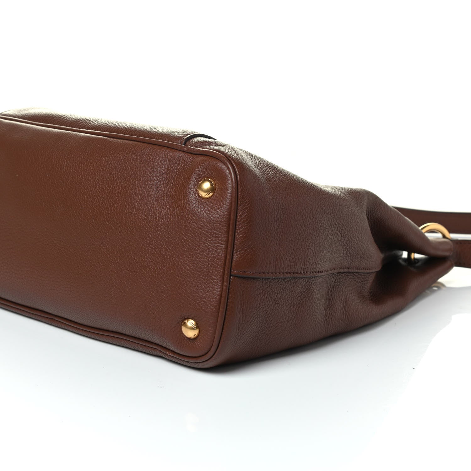 Miu Miu Vitello Phenix Shoulder Bag Palissandro 6 of 8