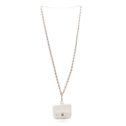Chanel Caviar Quilted Airpods Pro Case White 3 of 7