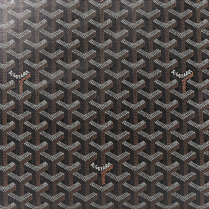 Goyard Goyardine Senat Pochette GM Black Gold 7 of 10