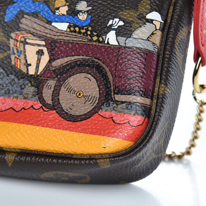 Louis Vuitton Monogram 2015 Christmas Animation Mini Pochette Accessories 8 of 10
