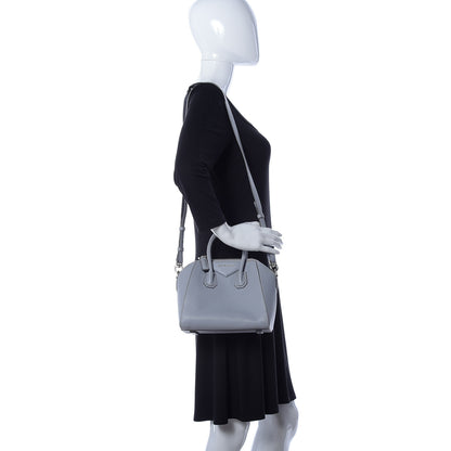 Givenchy Sugar Goatskin Mini Antigona Grey Blue 2 of 26