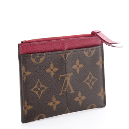 Louis Vuitton Monogram Zipped Card Holder Fuchsia 2 of 7