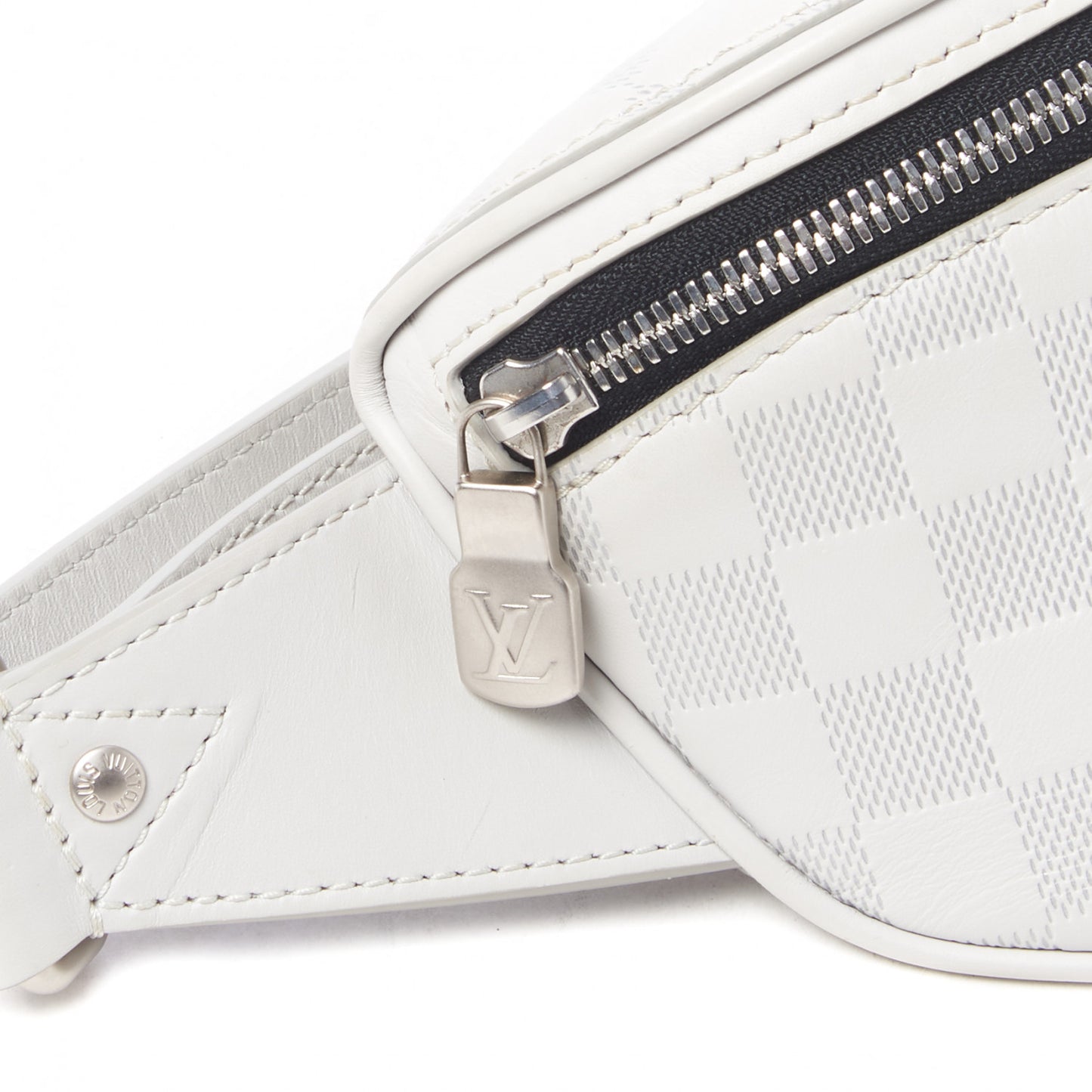 Damier Infini Campus BumBag White