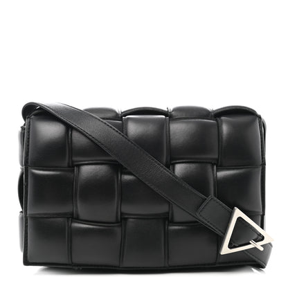 Bottega Veneta Nappa Maxi Intreccio Padded Cassette Crossbody Bag Black 1 of 9
