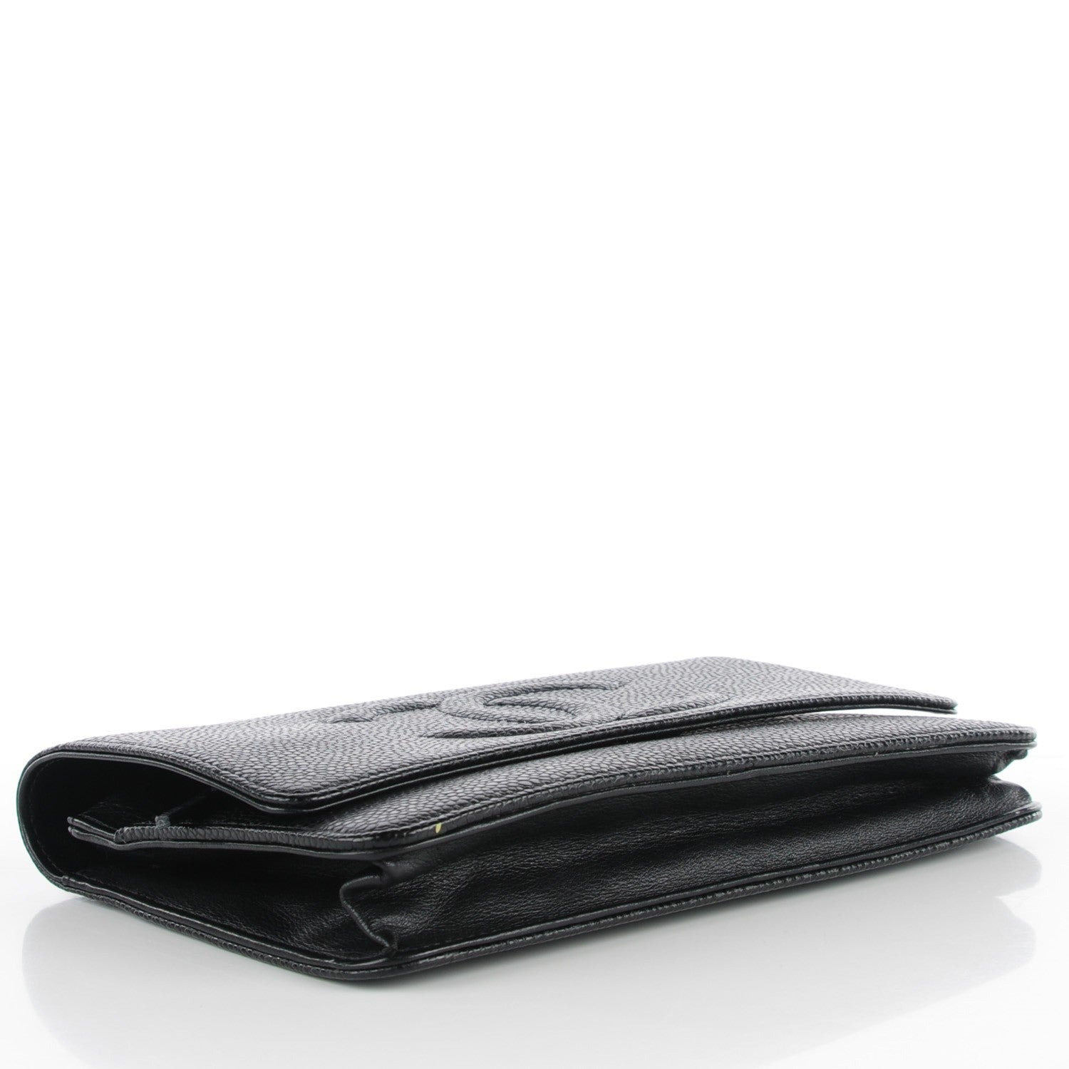 Chanel Caviar Timeless CC Wallet On Chain WOC Black 4 of 9