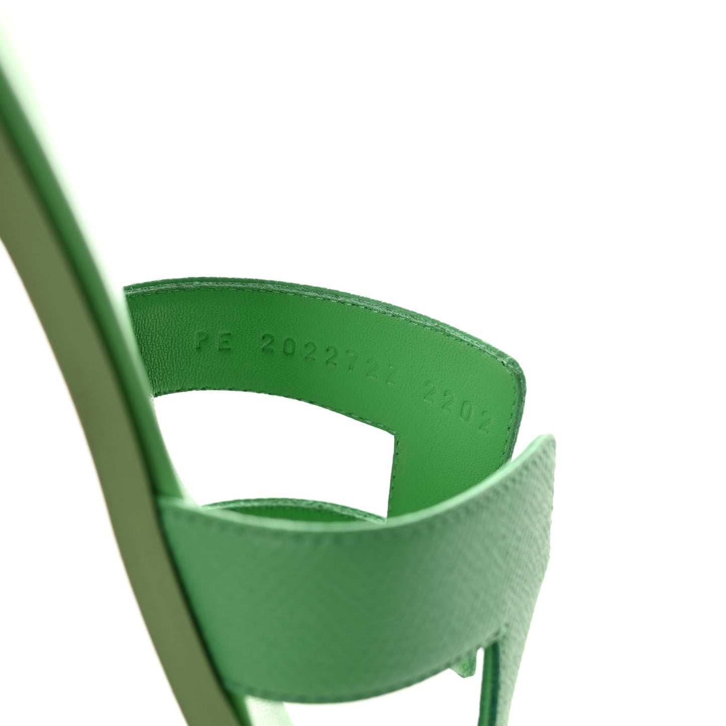 Epsom Oran Sandals 39.5 Vert Pomme