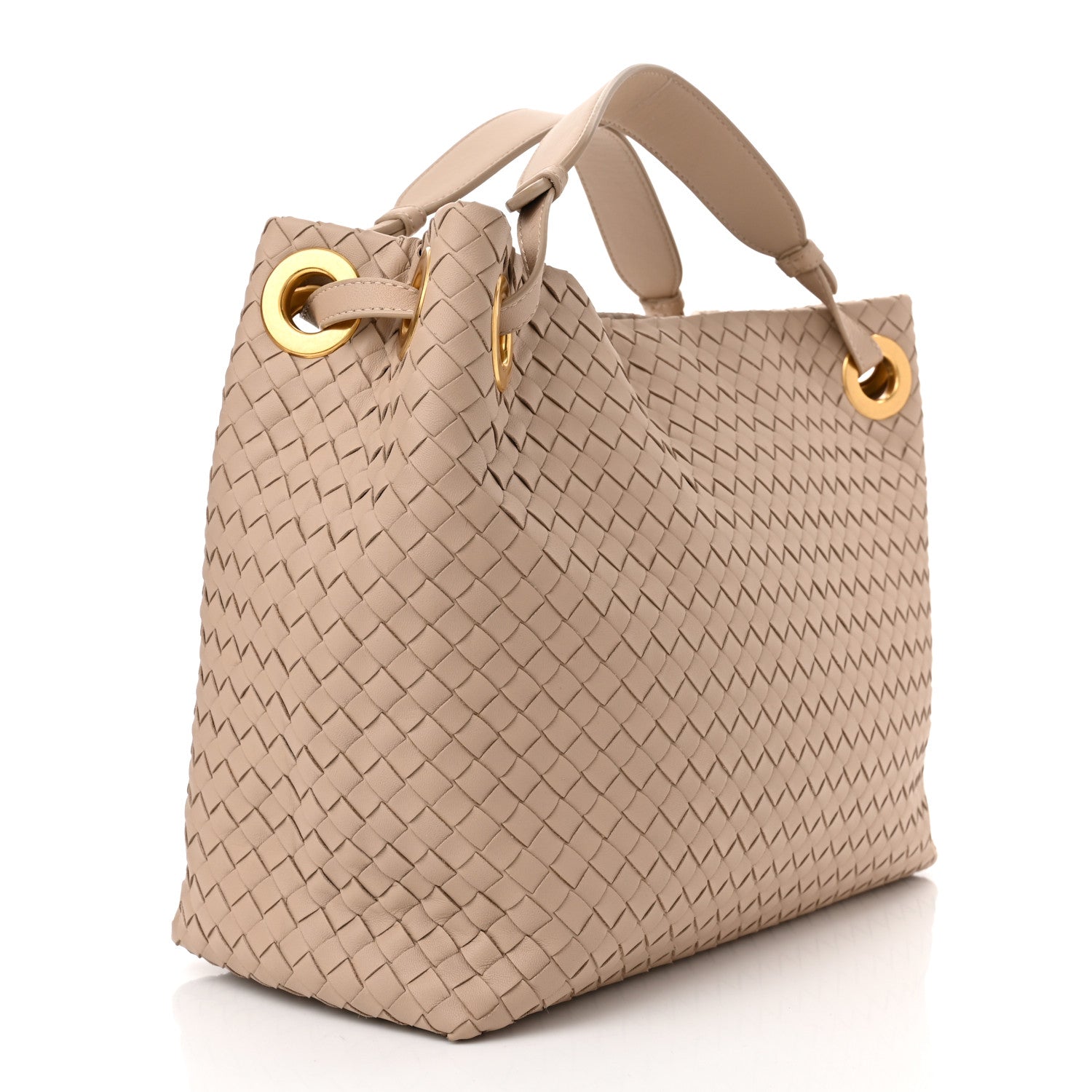 Bottega Veneta Nappa Intrecciato Bella Tote Beige 3 of 10