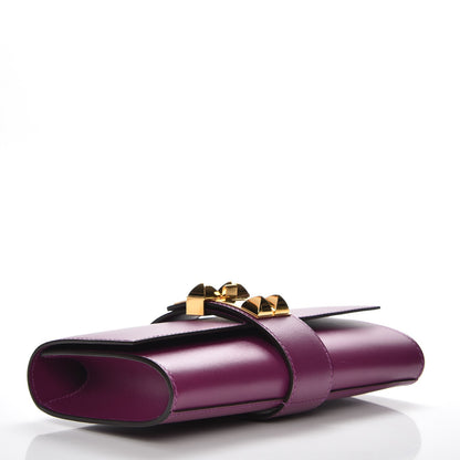 Hermes Tadelakt Medor 23 Clutch Anemone 4 of 7