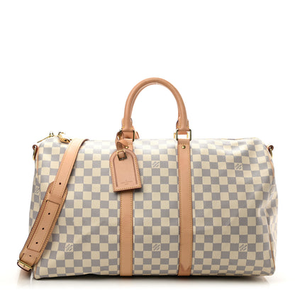 Louis Vuitton Damier Azur Keepall Bandouliere 45 1 of 15