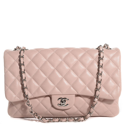 Chanel Lambskin Quilted 3 Jumbo Flap Light Pink 1 of 8