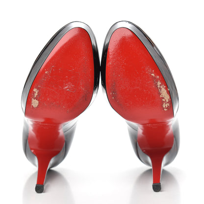 Christian Louboutin Patent Tortoiseshell Bianca 140 Pumps 38 Tartaruga 5 of 9