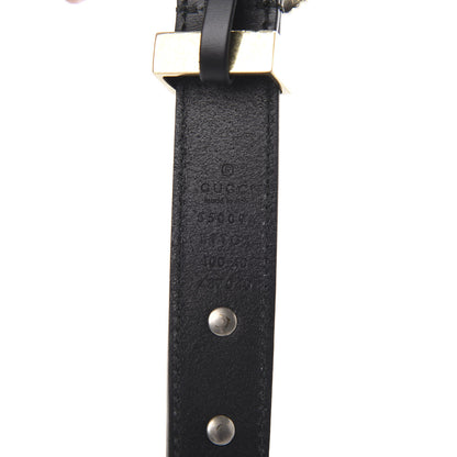 Gucci Calfskin Star Studded Torchon Double G Belt 100 40 Black 3 of 5