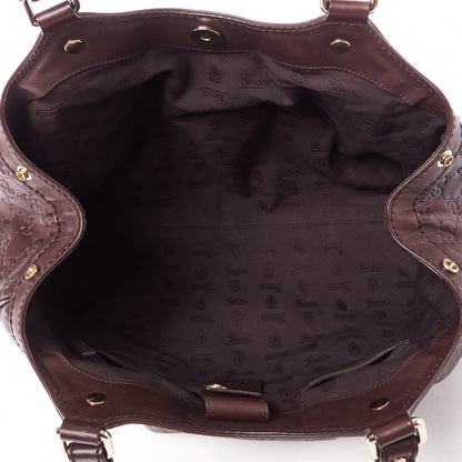 Gucci Guccissima Medium Sukey Tote Chocolate 4 of 8