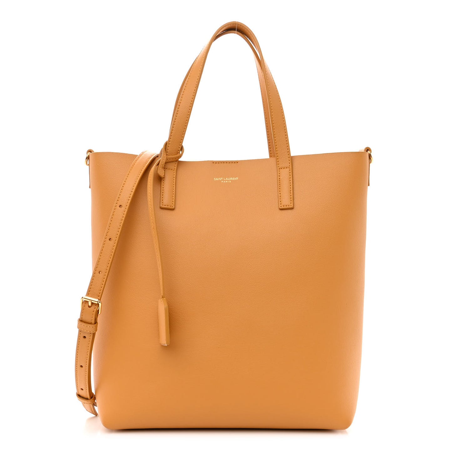 Calfskin Toy Shopping Tote Cheddar