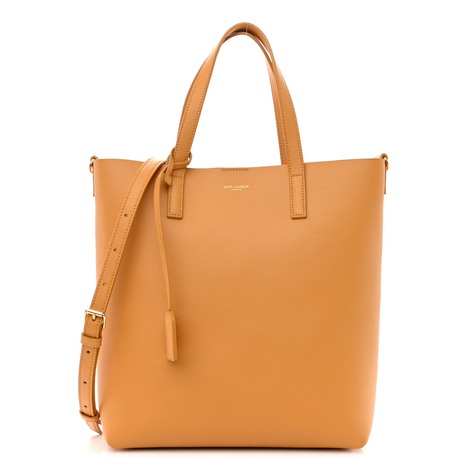 Saint Laurent Calfskin Toy Shopping Tote Cheddar 1 of 9