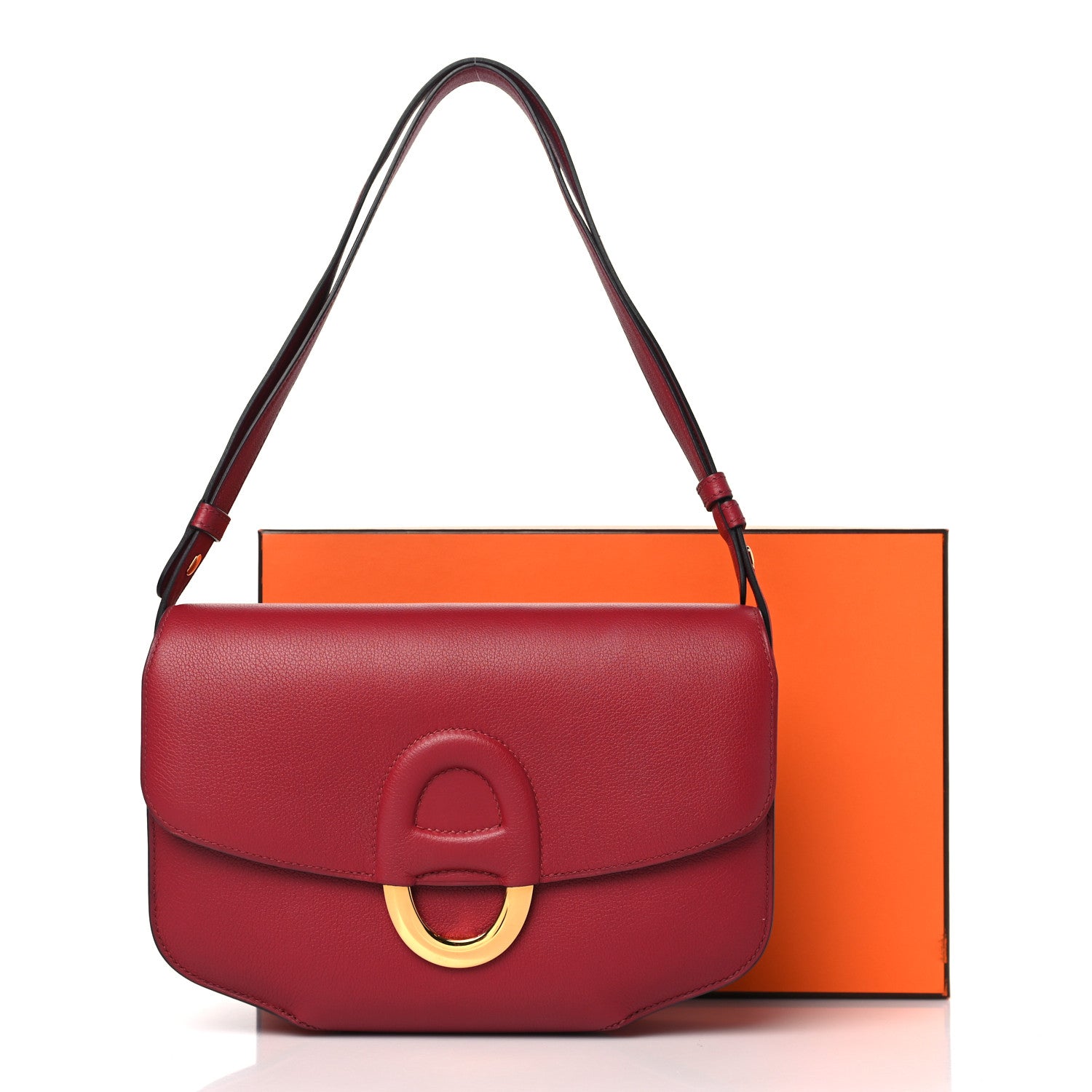 Hermes Evercolor Cherche Midi 25 Rouge Grenat 1485072 – FASHIONPHILE