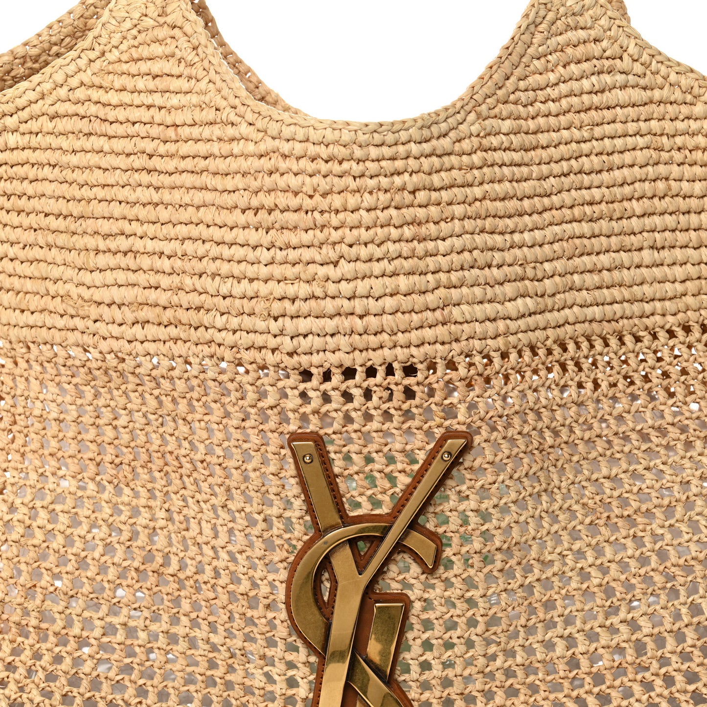 Raffia Icare Shopping Tote Natural