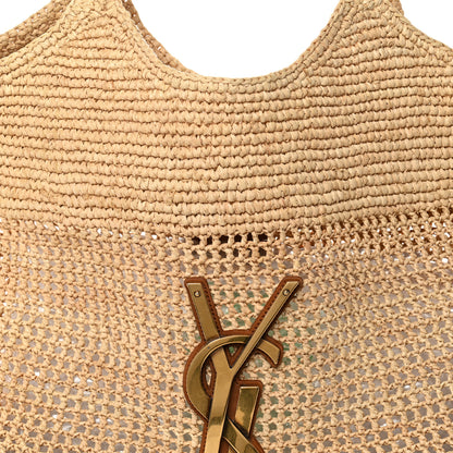 Saint Laurent Raffia Icare Shopping Tote Natural 9 of 12