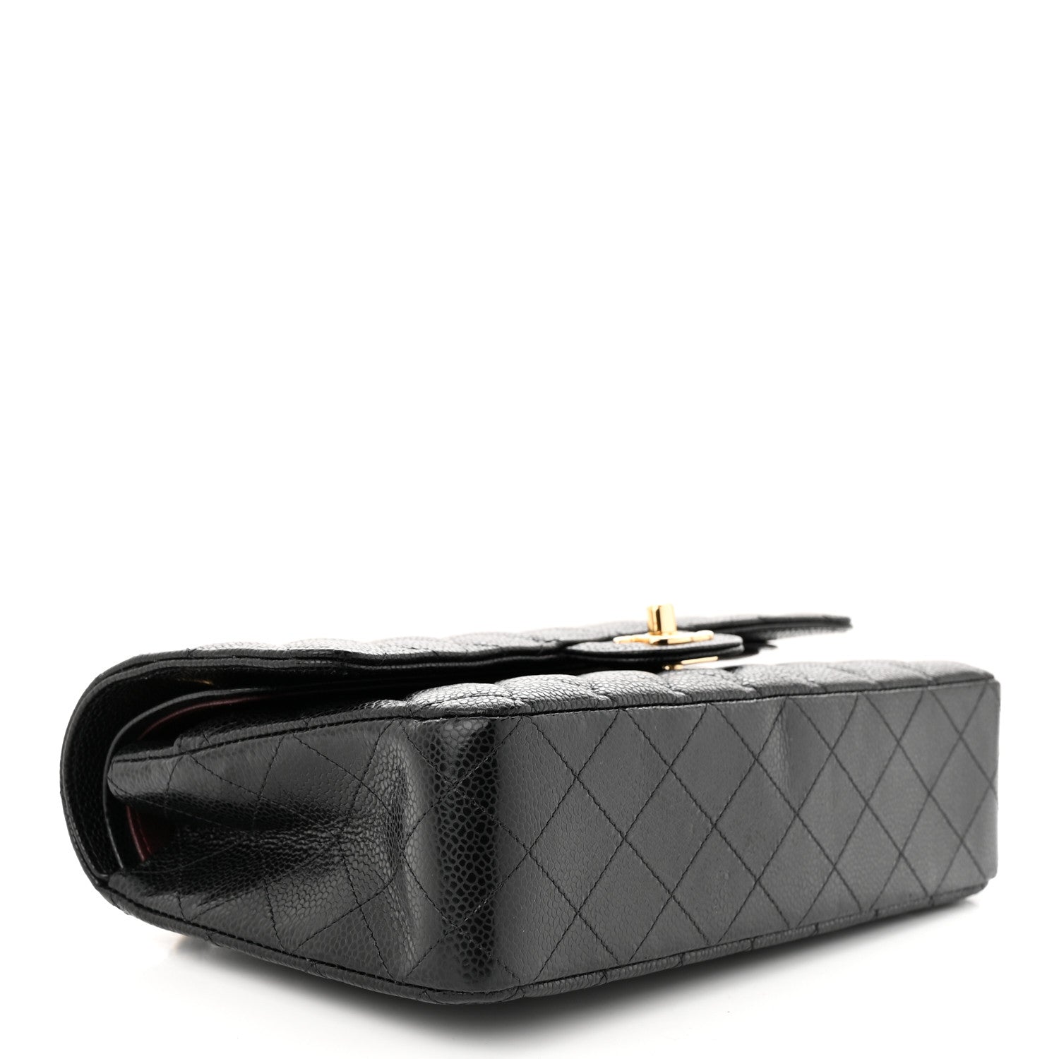 Chanel Caviar Quilted Medium Double Flap Black 4 of 11