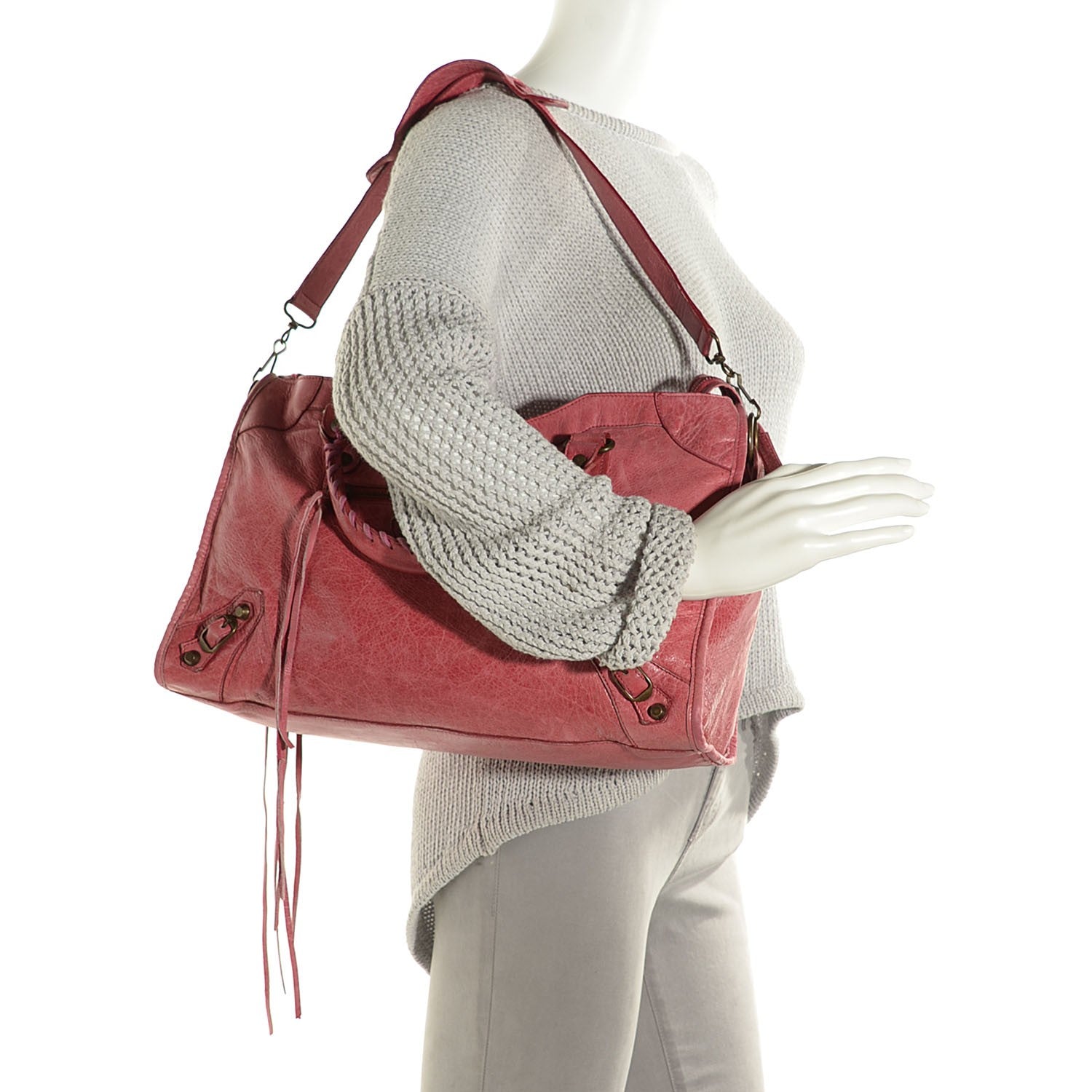 Balenciaga Chevre Classic Hardware City Pink 2 of 13