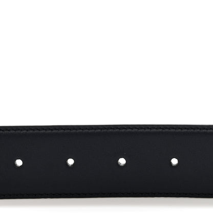 Gucci Moon Calfskin Square G Reversible 35mm Belt 110 44 Black Brown 3 of 8