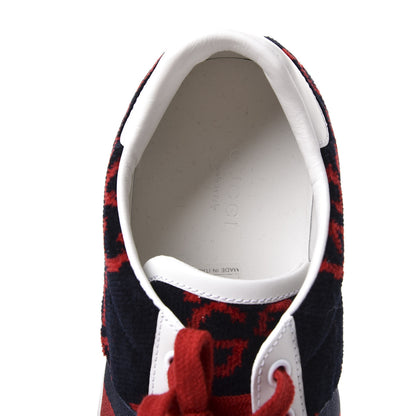 Gucci Terry Cloth GG Monogram Web Womens Ace Sneakers 39.5 Blue Red 8 of 11