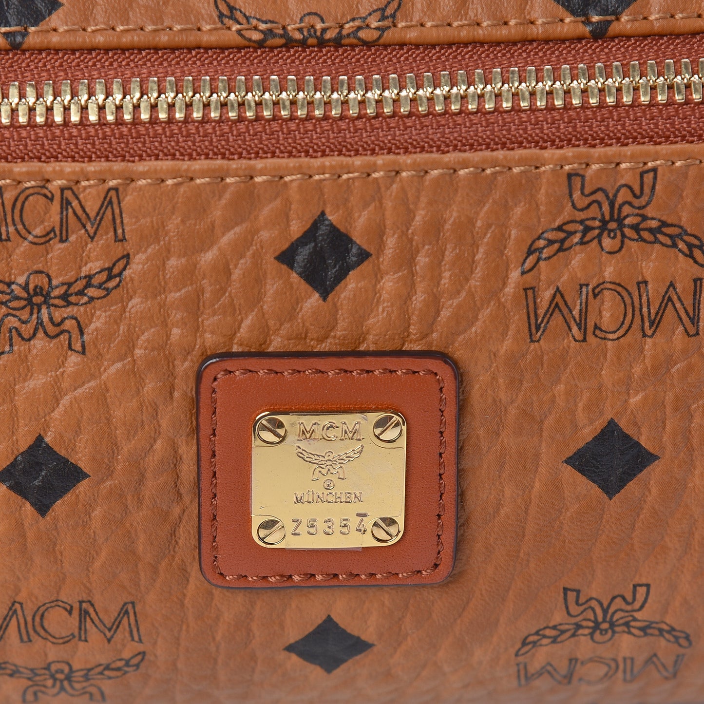 Visetos Heritage Belt Bag Cognac