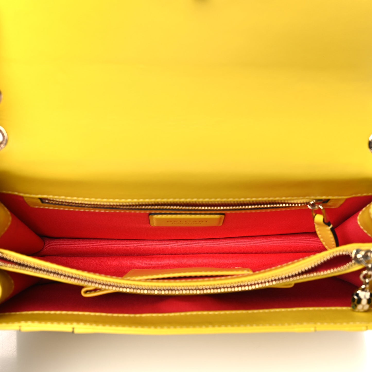 Calfskin Serpenti Forever Shoulder Bag Yellow