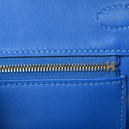 Hermes Swift Birkin 25 Bleu Hydra 33 of 37