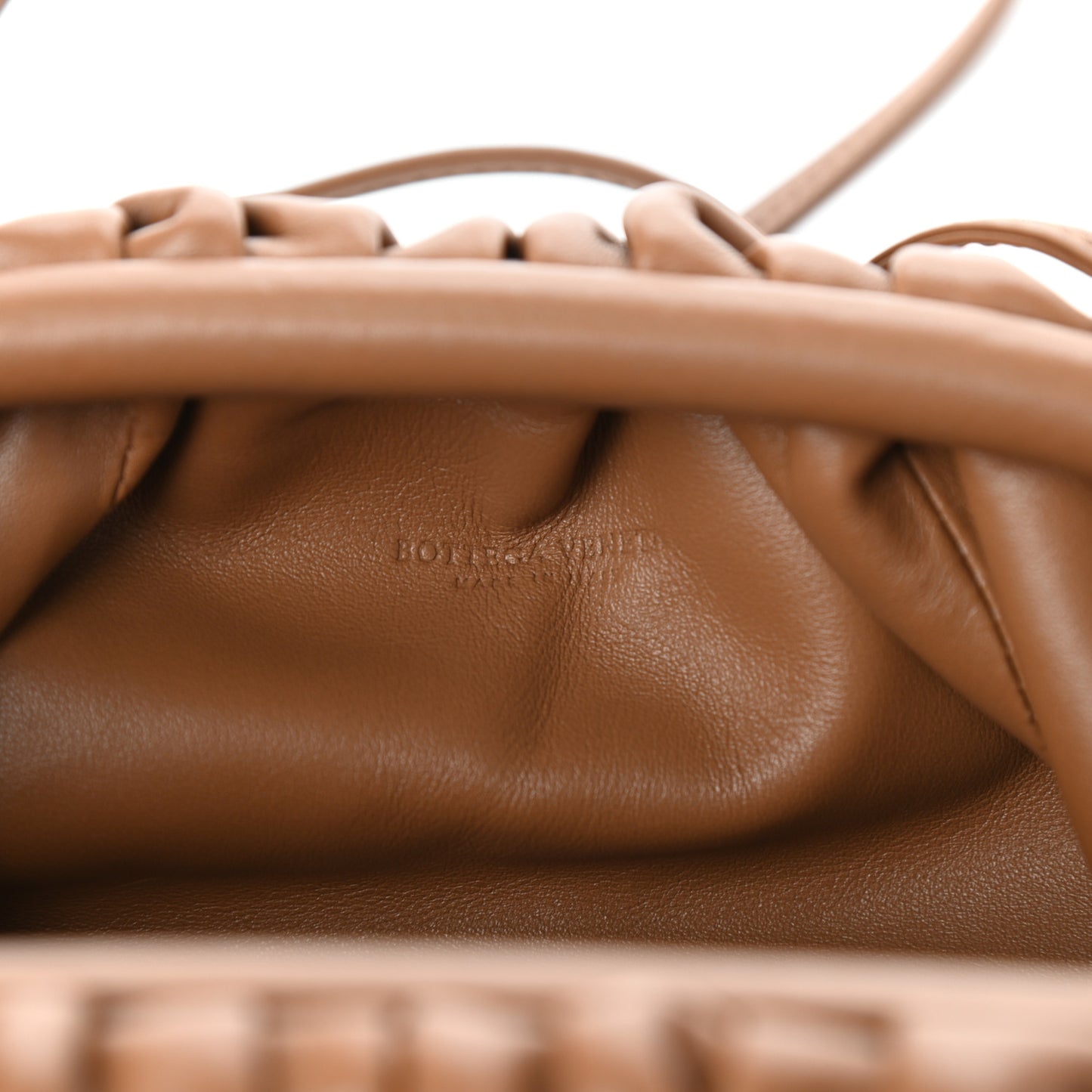 Butter Calfskin The Mini Pouch Camel