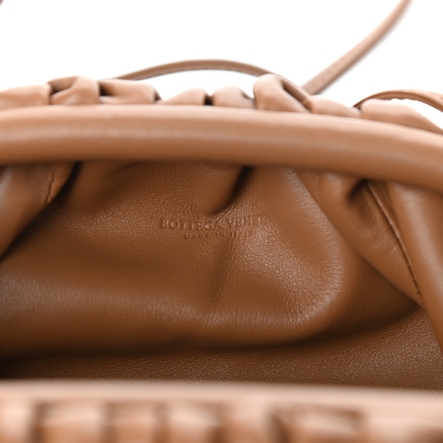 Bottega Veneta Butter Calfskin The Mini Pouch Camel 6 of 9