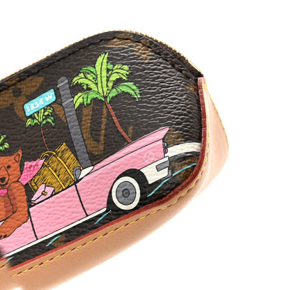 Louis Vuitton Monogram 2021 Christmas Animation Hollywood Elizabeth Pencil Pouch Coquelicot 8 of 9