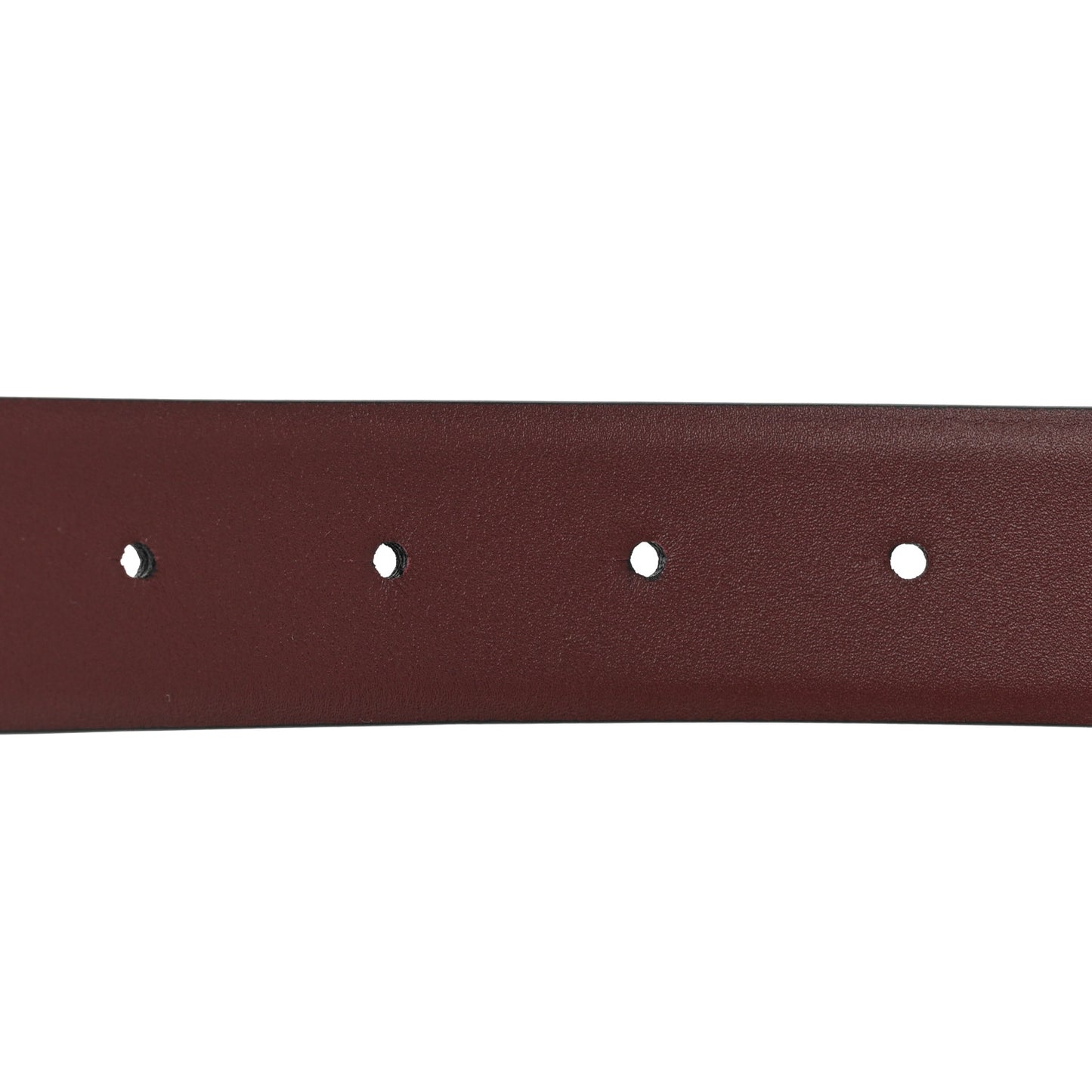 Calfskin CC Reversible Belt 80 32 Black Burgundy