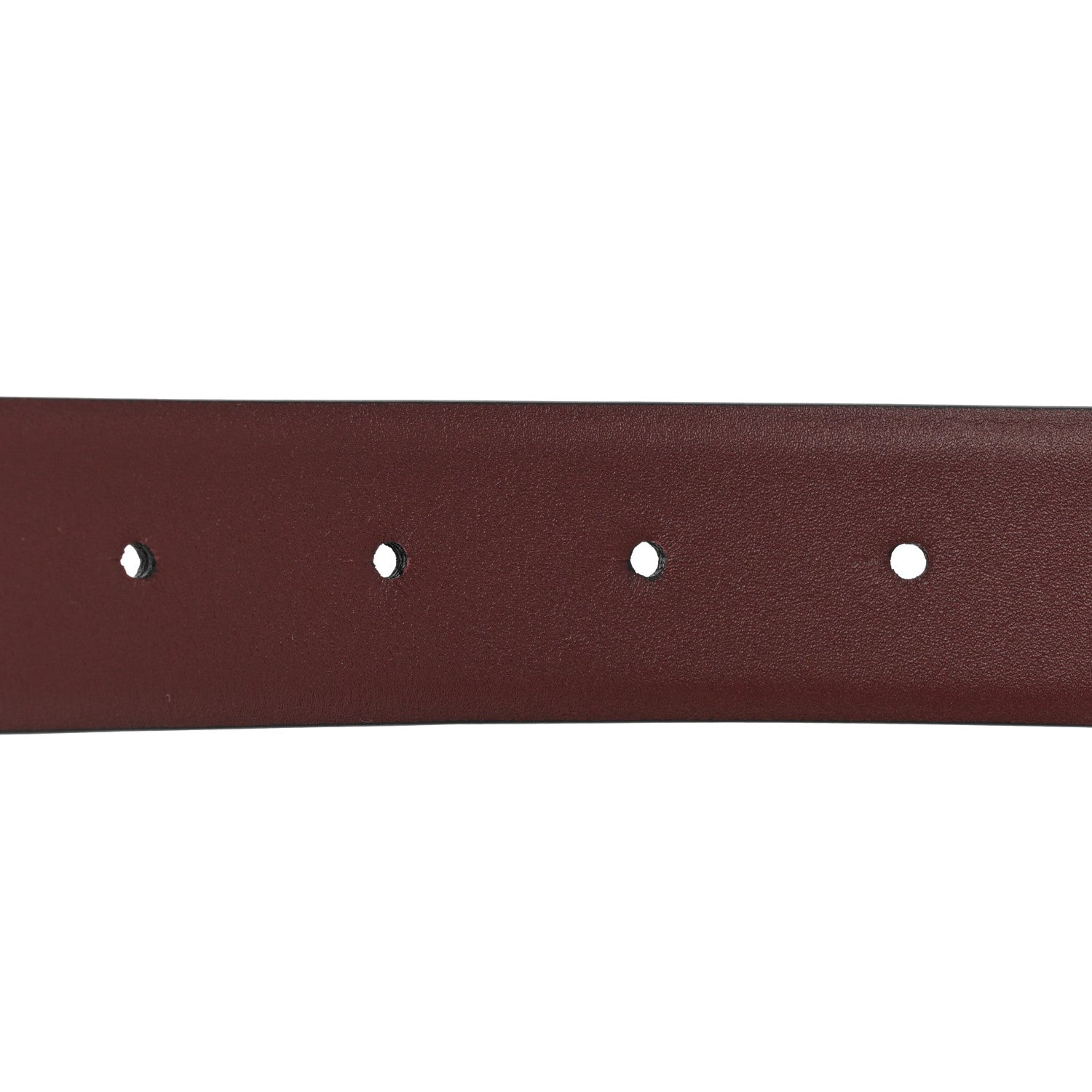 Chanel Calfskin CC Reversible Belt 80 32 Black Burgundy 3 of 6
