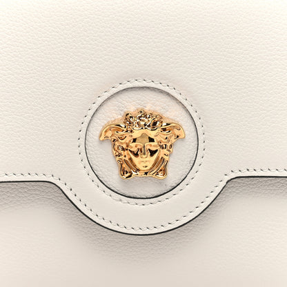 Versace Grained Calfskin La Medusa Crossbody Bag White 6 of 8