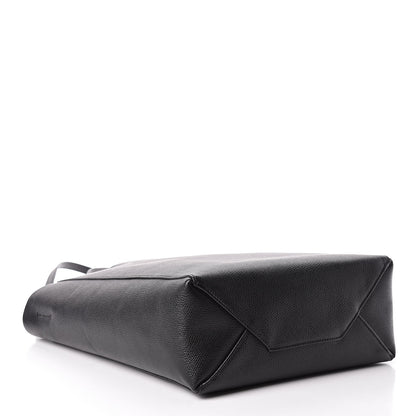 Celine Grained Calfskin Small Vertical Cabas Black 5 of 15