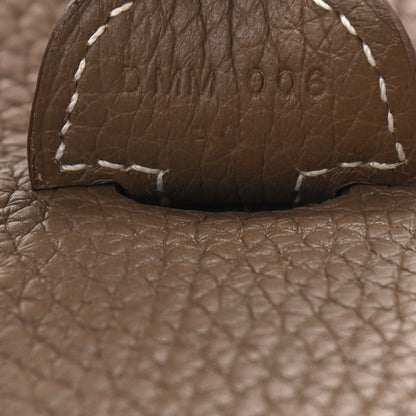 Hermes Taurillon Clemence Evelyne III PM Etoupe 7 of 11