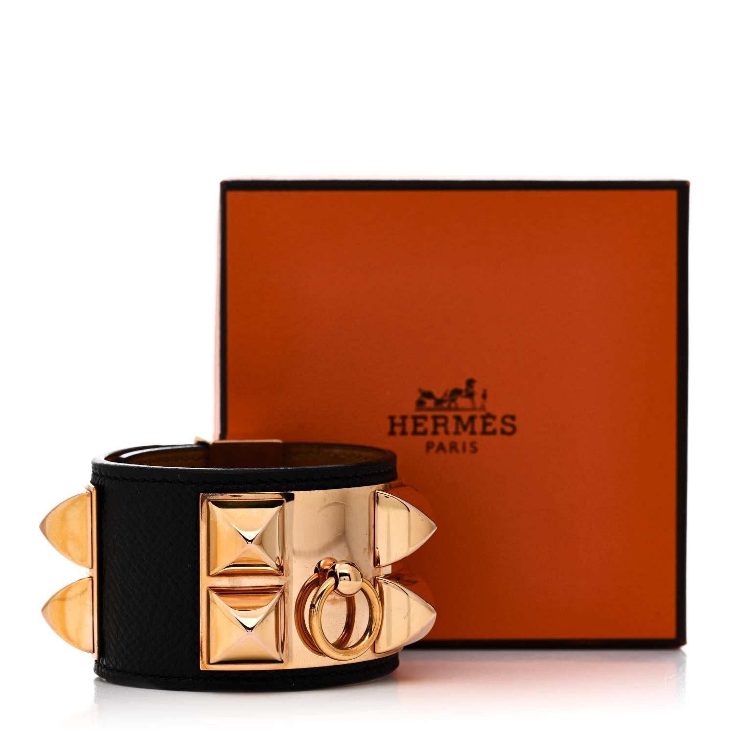 Hermes Epsom Collier de Chien CDC Bracelet XS Black 6 of 6