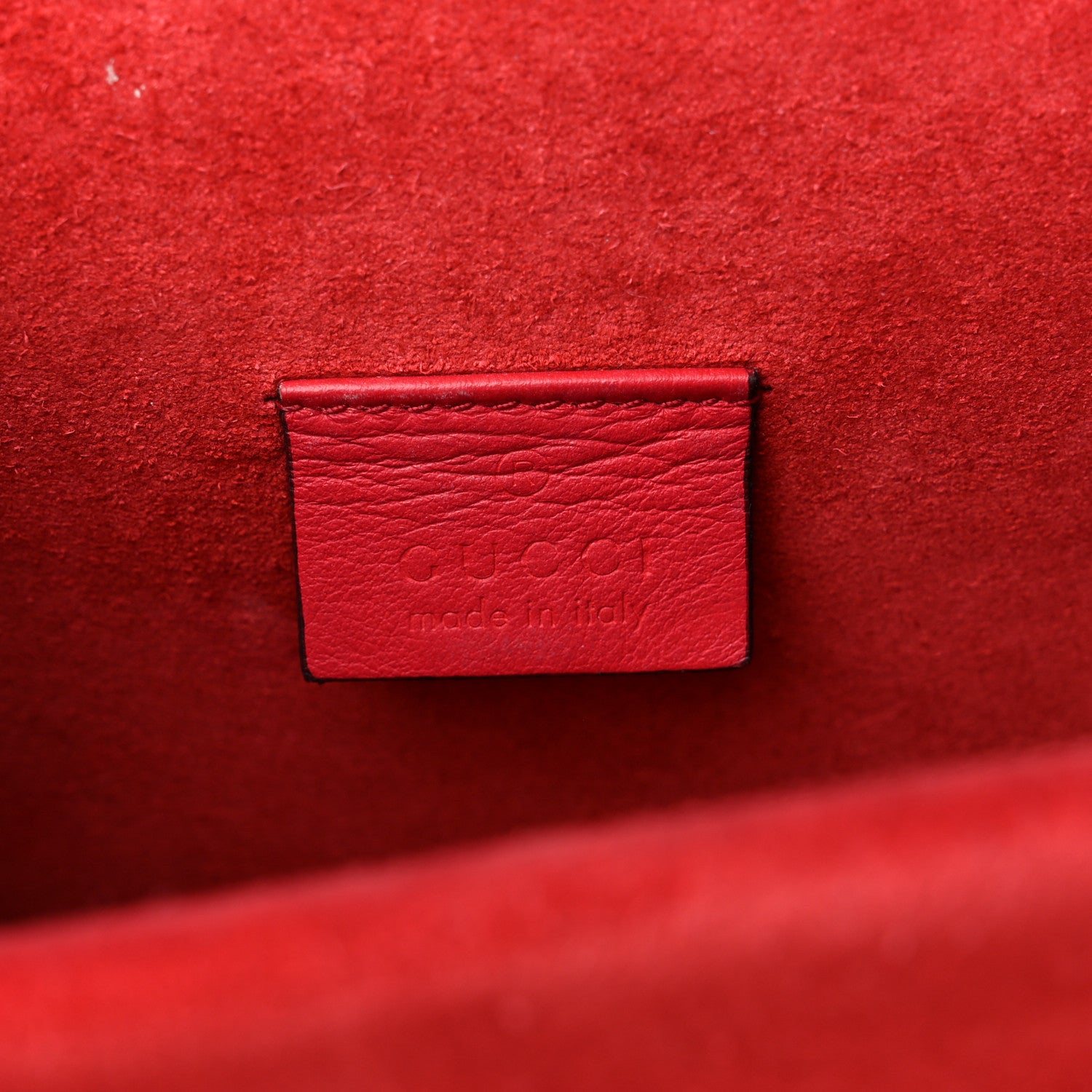 Gucci GG Supreme Monogram Suede Mini Dionysus Shoulder Bag Beige Ebony Vulcanic Red 6 of 11