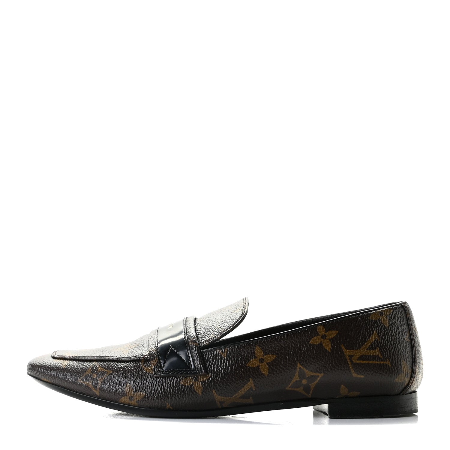 Louis Vuitton Monogram Upper Case Flat Loafer 37.5 1 of 14