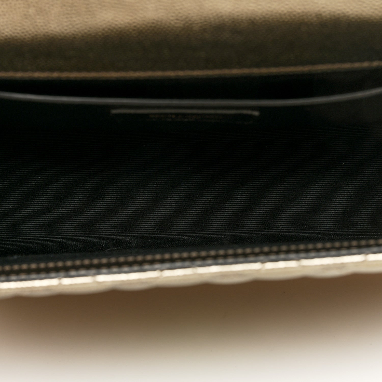 Saint Laurent Metallic Grain De Poudre Textured Mixed Matelasse Triquilt Medium Monogram Satchel Piombo 5 of 9